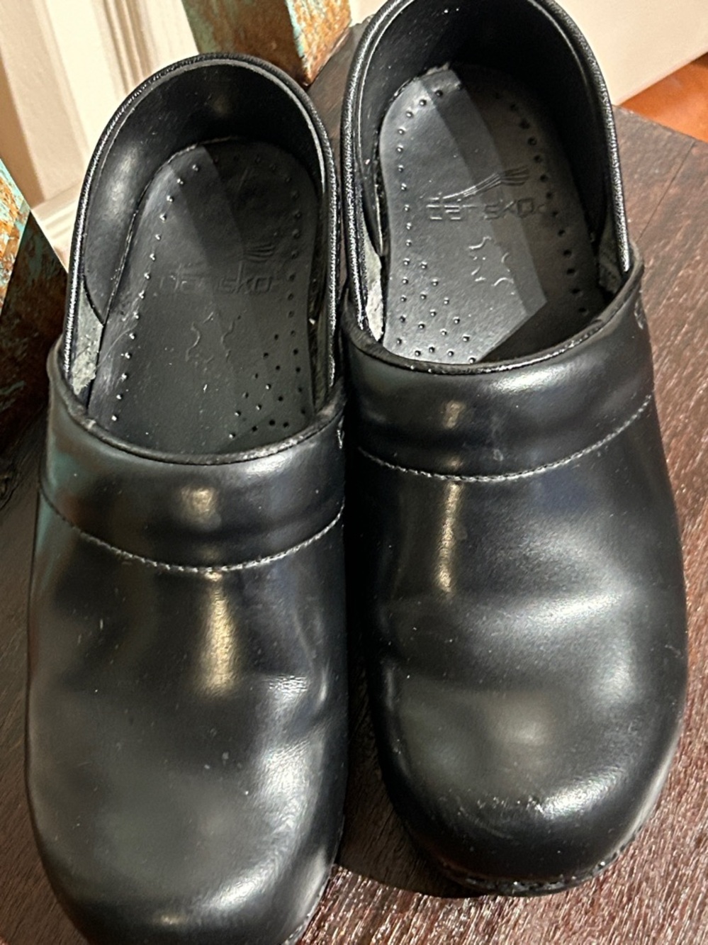 Dansko Black Clogs - Picture 3 of 8